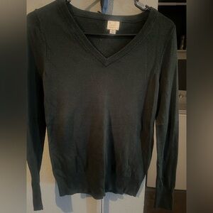 Dark green sweater